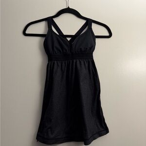 lululemon athletica Black Strappy Top